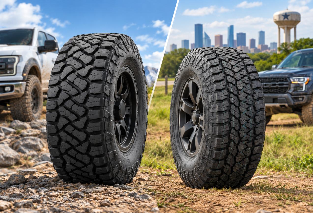 BFGoodrich KO3 vs. Falken Wildpeak A/T4W: Which Tire Is Better for Katy Truck Owners?